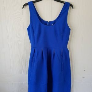 NWT - Women's 12P Banana Republic Cobalt BlueDress
